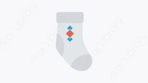 图片素材-039-短袜sock卡通扁平婴儿儿童玩具元素图标