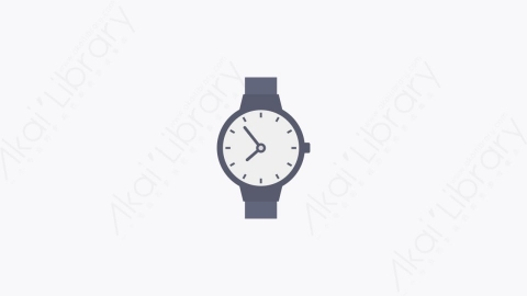 图片素材-039-腕表wristwatch扁平卡通购物和电子商务元素图标
