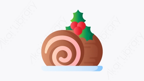 图片素材-030_圣诞日志_christmas_log