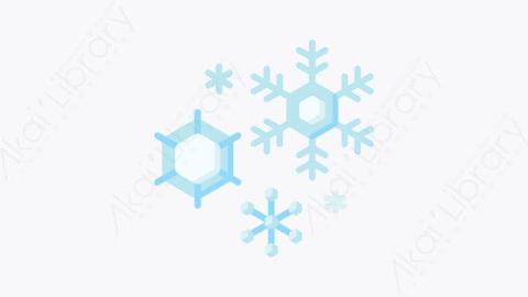 图片素材-040雪花 snowflakeMG卡通新年元素图标