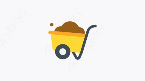 图片素材-040_独轮车_wheelbarrow
