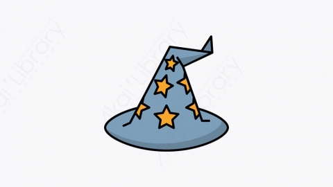 图片素材-040_女巫帽_witch_hat