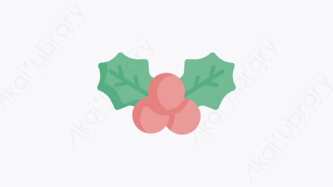 图片素材-041槲寄生 mistletoeMG卡通圣诞节元素图标