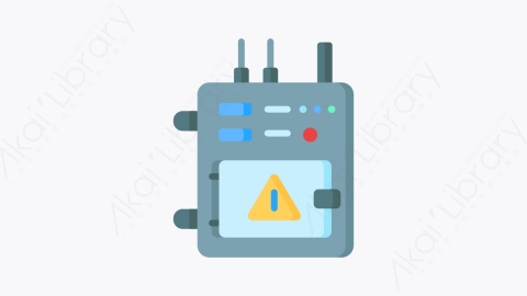 图片素材-042配电盘 electrical panelMG卡通制造元素图标