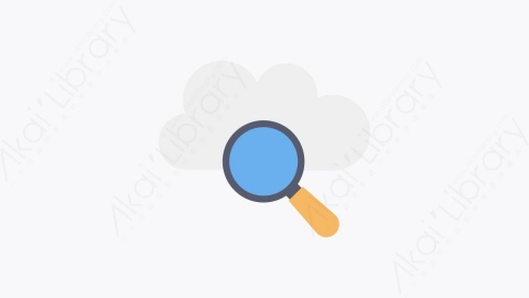 图片素材-043-放大镜magnifying_glass扁平卡通数字营销元素图标