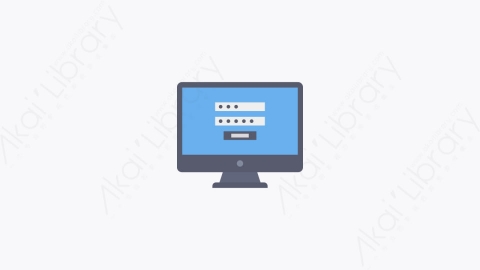 图片素材-043-监视器屏幕monitor_screen扁平卡通安全元素图标