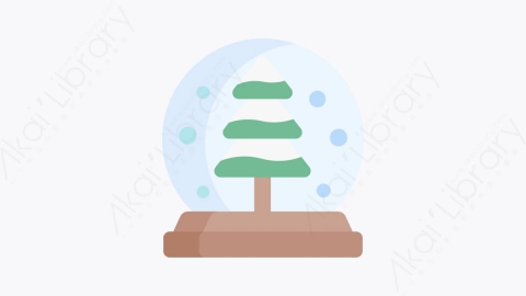 图片素材-043雪球 snow ballMG卡通圣诞节元素图标