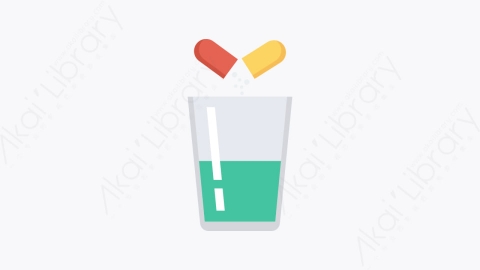 图片素材-046-药品drugs卡通扁平健康和健身元素图标