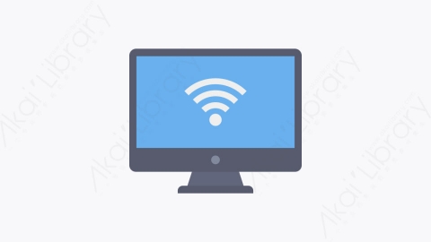 图片素材-047-监视器屏幕monitor_screen扁平卡通通信元素图标