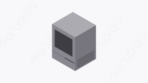 图片素材-027_旧电脑_old_computer