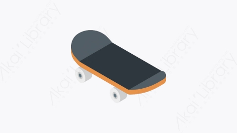 图片素材-050_滑板_skateboard