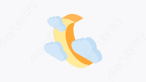 图片素材-008_多云_half_moon_