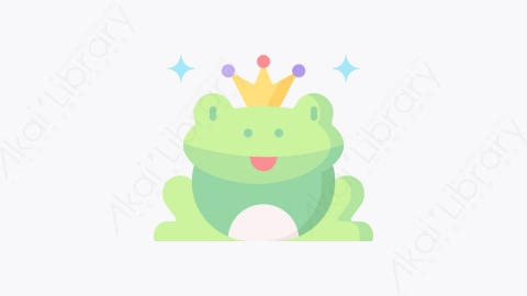 图片素材-050青蛙王子frogprinceMG卡通童话元素图标