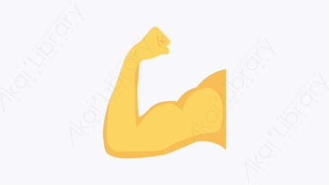 图片素材-061-二头肌biceps卡通扁平健康和健身元素图标