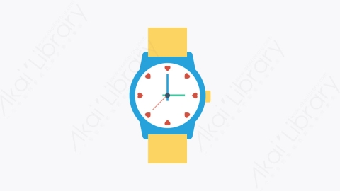 图片素材-064-腕表wristwatch卡通扁平婴儿儿童玩具元素图标