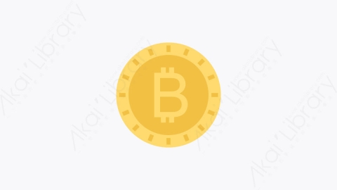 图片素材-0068-比特币bitcoin卡通扁平金融财务元素图标