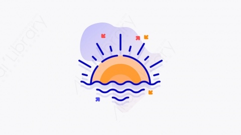 图片素材-016_海滩日落_beach_sunset