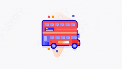 图片素材-037_双层巴士_double_decker_bus