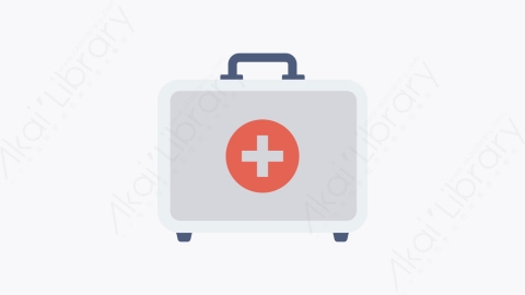 图片素材-070-急救箱first_aid_kit卡通扁平健康和健身元素图标