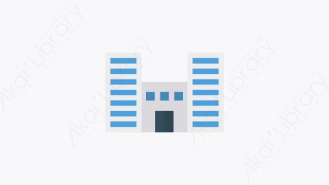 图片素材-071-办公室office卡通扁平城市建筑元素图标