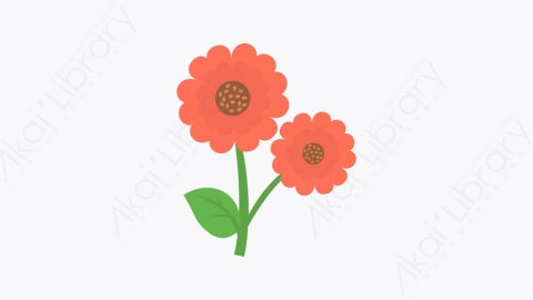图片素材-072-花卉floral卡通扁平自然生态元素图标