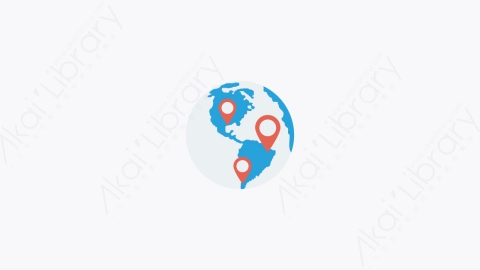图片素材-079-地球仪globe卡通扁平旅行和冒险元素图标