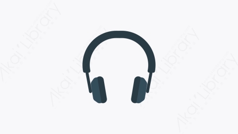 图片素材-0083-耳机headphone卡通扁平数字营销元素图标