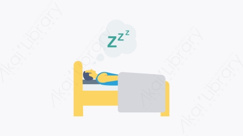 图片素材-083-睡眠sleep卡通扁平健康和健身元素图标
