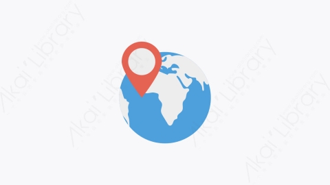 图片素材-0102-地图map卡通扁平数字营销元素图标