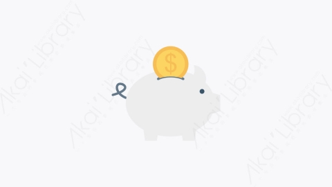 图片素材-0122-存钱罐piggy_bank卡通扁平金融财务元素图标