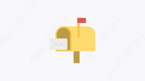 图片素材-0129-邮箱postbox卡通扁平数字营销元素图标