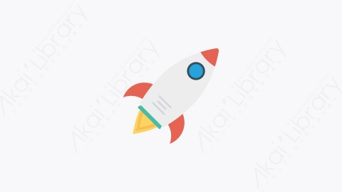 图片素材-0139-火箭rocket卡通扁平金融财务元素图标
