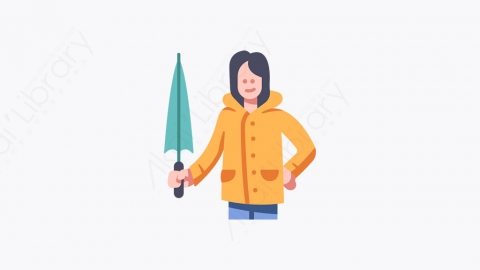 图片素材-027_雨衣_raincoat