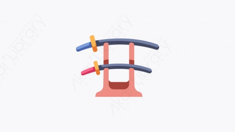图片素材-008_武士刀_katana