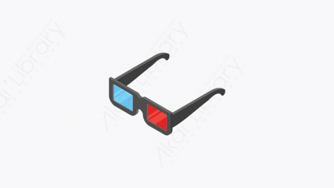 图片素材-034_3d眼镜_3d_glasses