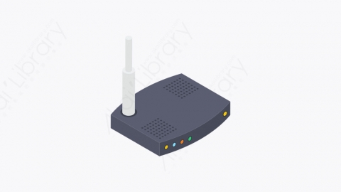 图片素材-024_调制解调器_modem