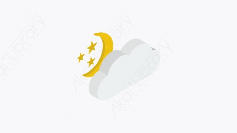 图片素材-023_多云夜晚_cloudy_night