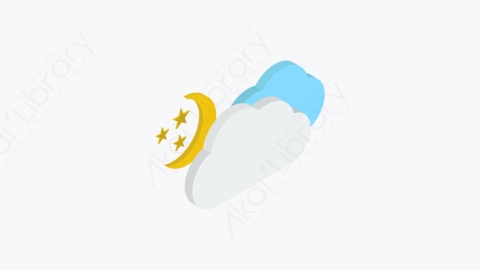 图片素材-057_多云夜晚_cloudy_night