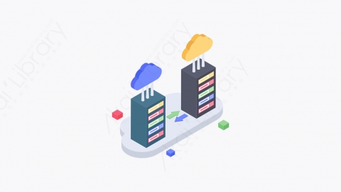 图片素材-048_托管服务器_hosting_server