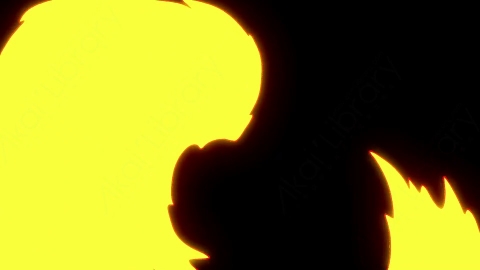 AE模板-手绘卡通火焰过渡转场动画FireTr 01