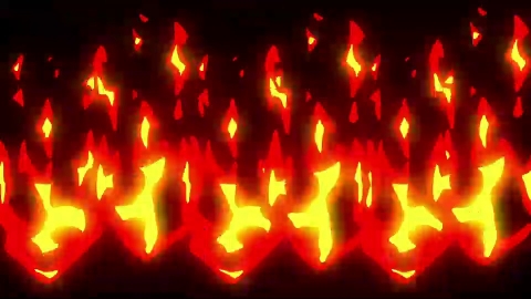 AE模板-手绘卡通火焰过渡转场动画FireTr 05