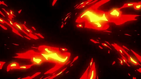 AE模板-手绘卡通火焰过渡转场动画FireTr 07