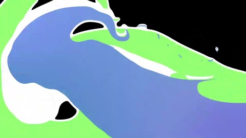 AE模板-手绘卡通液态过渡转场动画GRADIENT 06