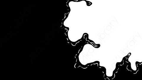AE模板-手绘卡通液态过渡转场动画Liquid Transition 01