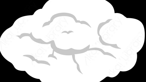 AE模板-手绘卡通过渡转场动画Smoke 01烟雾