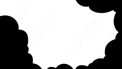 AE模板-手绘卡通过渡转场动画Smoke 02烟雾