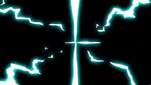 AE模板-手绘卡通过渡转场动画Transition 06闪电能量