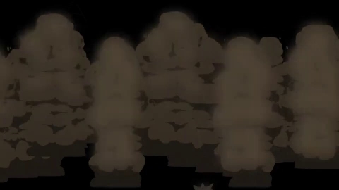 AE模板-手绘卡通过渡转场动画Transition 07烟雾