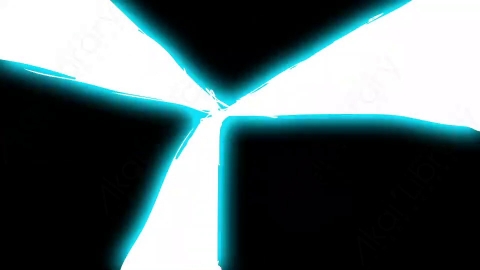 AE模板-手绘卡通过渡转场动画light闪电能量