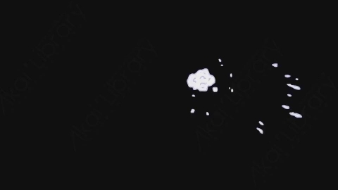 AE模板-手绘卡通雪花烟雾元素Snow_01